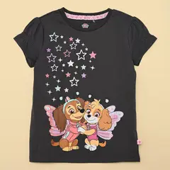 PAW PATROL - Camiseta para Niña Manga corta de Algodón
