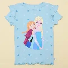 DISNEY - Camiseta para Niña Manga corta de Algodón Frozen
