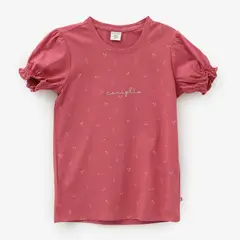 CONIGLIO - Camiseta Niña De Flores Manga corta Algodón