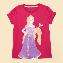 PRINCESS - Camiseta para Niña Manga corta de Algodón