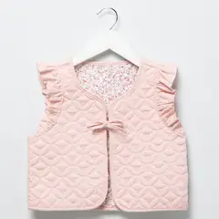 CONIGLIO - Chaleco Niña con Textura Algodón