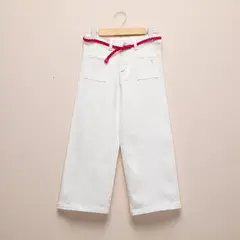 CONIGLIO - Jean para Niña Con accesorio Wide de Algodón
