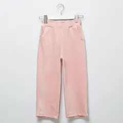 CONIGLIO - Pantalón para Niña Cintura elásticada Wide de Algodón