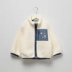 STD CHARACTERS - Saco para Bebé niño Efecto pelo Con cuello