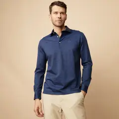 LA MARTINA - Camisa Hombre Manga larga de Algodón