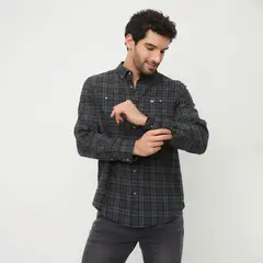 UNIVERSITY CLUB - Camisa Hombre Manga larga de Algodón
