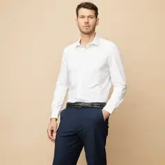 LA MARTINA - Camisa Hombre Manga larga Slim de Algodón