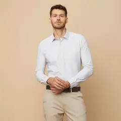 LA MARTINA - Camisa Hombre Manga larga Slim de