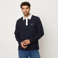 UNIVERSITY CLUB - Camiseta polo Hombre Manga larga de Algodón