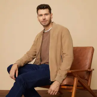 LA MARTINA - Chaqueta de cuero Hombre Cuero