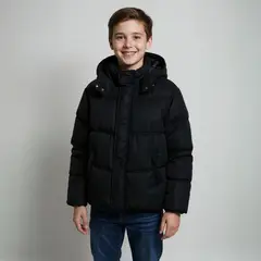 FEDERATION - Chaqueta Con capucha para Niño Acolchado