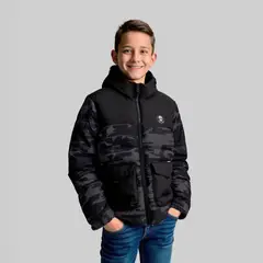 FEDERATION - Chaqueta Con capucha para Niño Acolchado