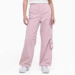 ELV - Jean para Niña Cintura elásticada de Algodón