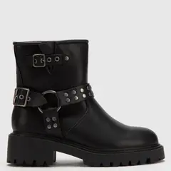 SYBILLA - Botas para Mujer con tacón Cuadrado Temotin color Negro