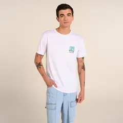 DOO AUSTRALIA - Camiseta Hombre Manga corta con Logo de Algodón