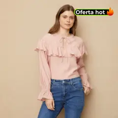 UNIVERSITY CLUB - Blusa Mujer Manga larga