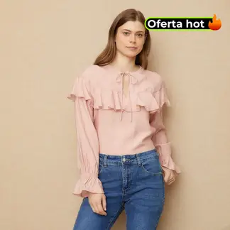 UNIVERSITY CLUB - Blusa Mujer Manga larga