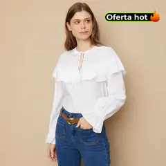 UNIVERSITY CLUB - Blusa Mujer Manga larga