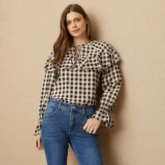 UNIVERSITY CLUB - Blusa Mujer Manga larga