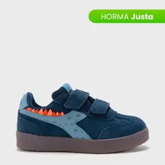 DIADORA - Tenis moda Bamtelo I Niño con Velcro Horma Justa