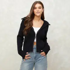 SYBILLA - Saco Mujer Crop