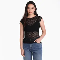 DENIMLAB - Camiseta Mujer Manga corta