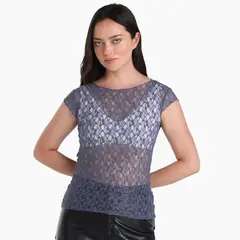 DENIMLAB - Camiseta Mujer Manga corta