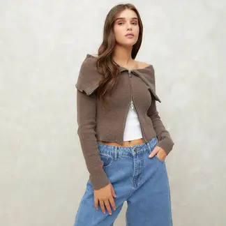 SYBILLA - Saco Mujer Crop