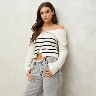 SYBILLA - Saco Mujer Crop