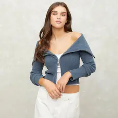SYBILLA - Saco Mujer Crop