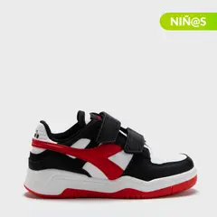 DIADORA - Tenis moda Askate K Niño con Velcro Horma Justa