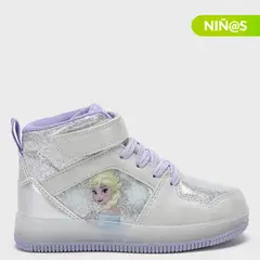 DISNEY - Tenis con luces L Tall I Fr Frozen Niña con Velcro