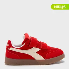 DIADORA - Tenis moda Bamtelo K Niño con Velcro Horma Justa