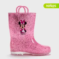 DISNEY - Botas de agua con luces L Rain K MN Minnie Mouse Niña