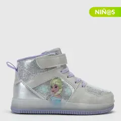 DISNEY - Tenis con luces L Tall K Fr Frozen Niña con Velcro