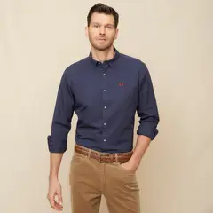LA MARTINA - Camisa Hombre Manga larga Recto de Algodón