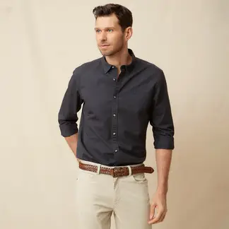 LA MARTINA - Camisa Hombre Manga larga Recto de Algodón