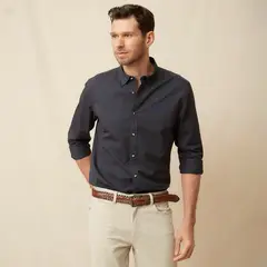 LA MARTINA - Camisa Hombre Manga larga Recto de Algodón