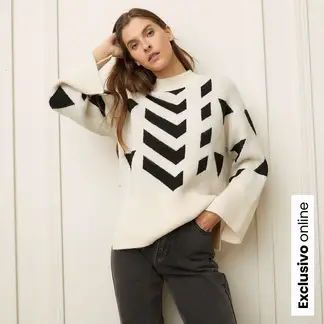 BASEMENT - Saco Mujer con Estampado