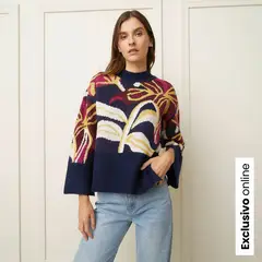 BASEMENT - Saco Mujer con Estampado