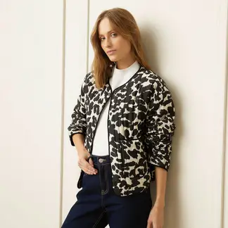 BASEMENT - Chaqueta Mujer Animal print