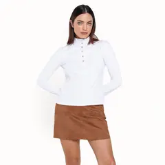 BASEMENT - Blusa Mujer Manga larga de Algodón