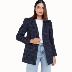 BASEMENT - Blazer Mujer de Cuadros