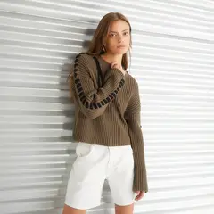 DENIMLAB - Saco Mujer Tejido de Algodón