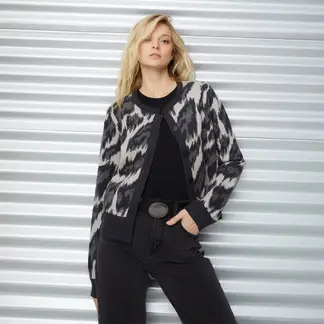 DENIMLAB - Cardigan Mujer con Estampado