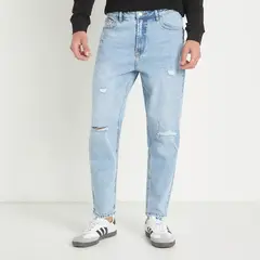 BASEMENT - Jean 5 Bolsillos Hombre Slim de Algodón