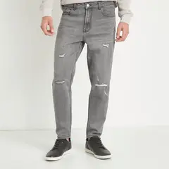 BASEMENT - Jean 5 Bolsillos Hombre Slim de Algodón