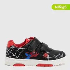 DISNEY - Tenis L Mood K Ne Spider-Man Marvel Niño con Velcro color Negro