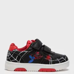 MARVEL - Tenis L Mood I Ne Spider-Man Niño con Velcro color Negro