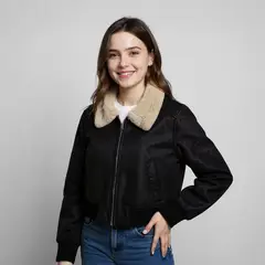 ELV - Chaqueta Niña Con cuello